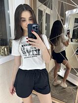 Шорты Valentina 005 black - делук