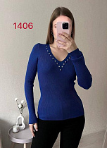 Свитер Fsn 1406 blue - делук