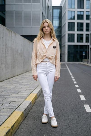 Рубашка Kosta 1106 beige - делук