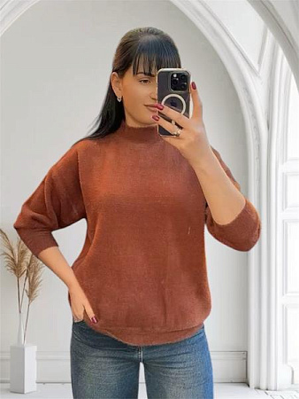 Свитер Levisha 24020 brown - делук
