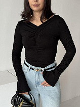 Свитер Arina 1708 black - делук