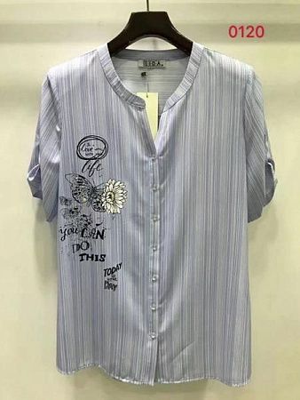 Рубашка Lida 0120 l.blue - делук