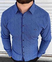 Рубашка S2909 blue - делук