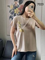 Футболка Fsn 7023 beige - делук