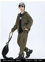 Костюм Спорт Delfinka 26611 khaki - делук