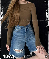 Шорты Jeans Style 4873 blue - делук