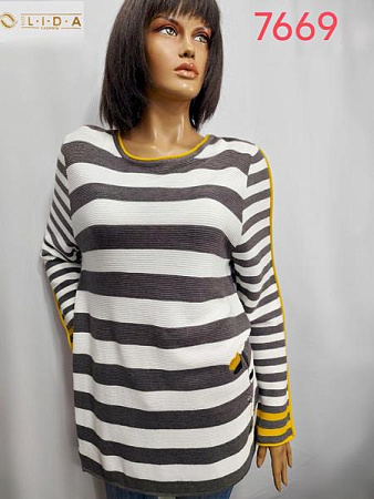 Свитер Lida 7669 white - делук