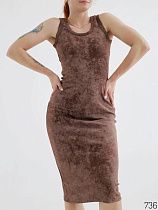 Сарафан Loren 736 brown Сарафан Loren 736 brown - делук