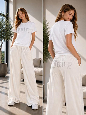 Штаны Спорт Karolina KR703 beige - делук