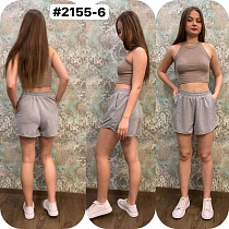 Шорты Bat 2122-6 grey - делук