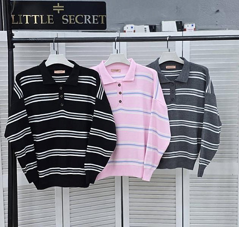 Свитер Little Secret 0560 d.grey - делук