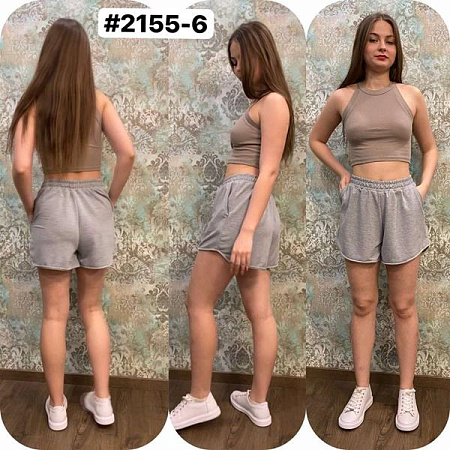 Шорты Bat 2122-6 grey - делук