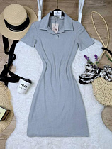Платье Arina 2457 l.grey - делук