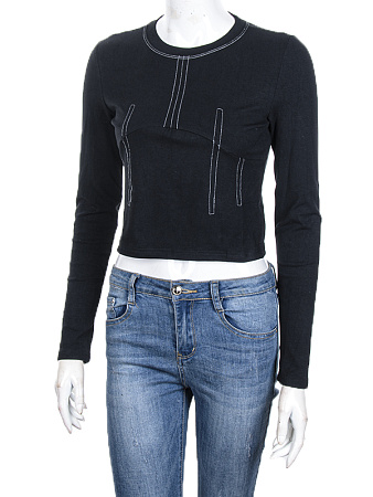 Кофта Cnd2 4393-MT213 black - делук