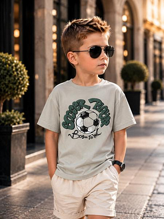 Футболка Major Kids 3708 l.grey - делук