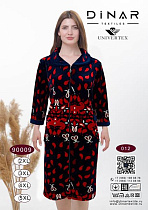 Халат Romeo Life 90009-012 navy - делук
