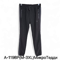 Штаны Спорт Ale-Ate A119BP black - делук