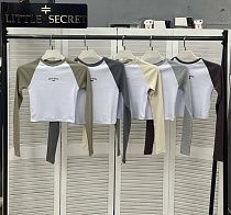 Топ Little Secret 400580 white-brown - делук