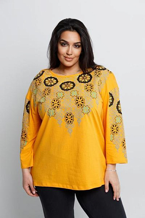 Вышиванка Global GL162 yellow - делук