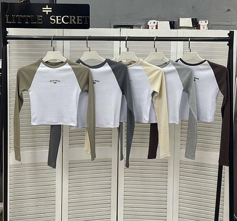 Топ Little Secret 400580 white-brown - делук
