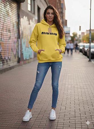 Худи Newe 104-4 yellow - делук