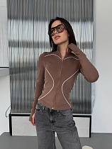 Кофта Arina 1694 brown - делук