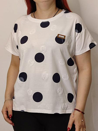 Футболка Kosta KS211 white - делук