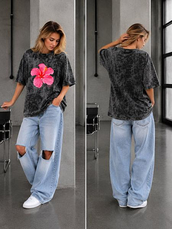Футболка Karolina KR673 black - делук