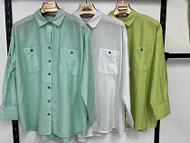 Рубашка Dgmd 17052410 l.green - делук