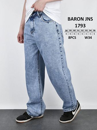 Джинсы God Baron 1793 blue - делук