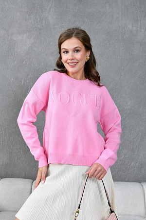 Свитер Lora LR582 pink Свитер Lora LR582 pink - делук