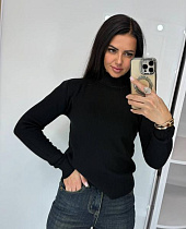 Свитер Lora LR859 black - делук