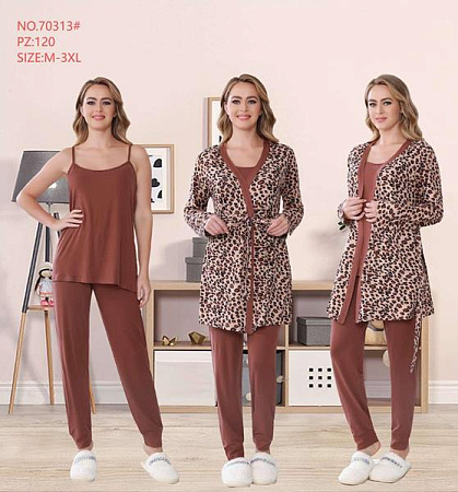 Пижама Fili Wear 70313 brown - делук