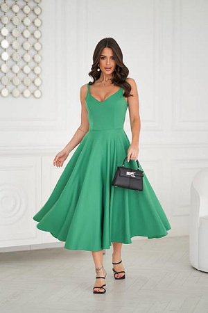 Платье Alisa Brand 7511 green - делук