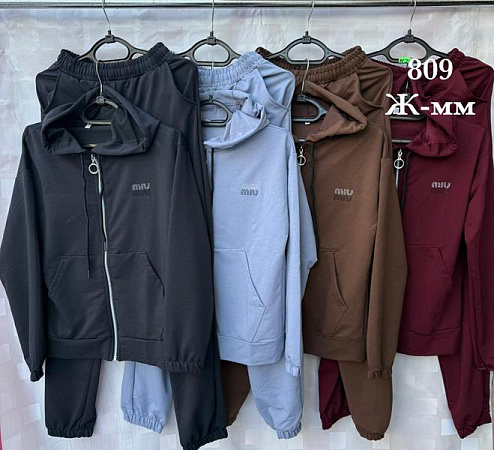 Костюм Спорт Shon ЖMM2 black (48-52) - делук