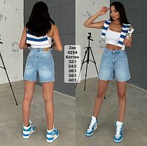 Шорты Jeans Style 4254 l.blue - делук