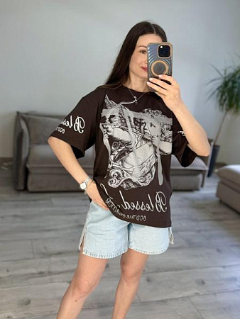 Футболка S.Style 40-2 brown - делук