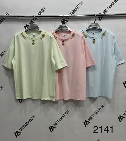 Футболка Met&March 2141 mint - делук