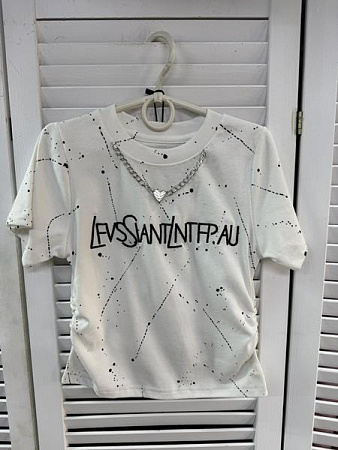 Футболка Delfinka 8920 white - делук