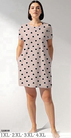 Ночнушка Trikotag S10039 beige - делук