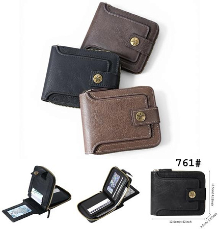 Кошелек Fashion Bag 761 black - делук