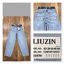 Джинсы Maxim Jeans 03088-2 l.blue - делук