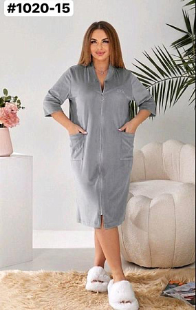 Халат Romeo Life 1020-1 grey - делук