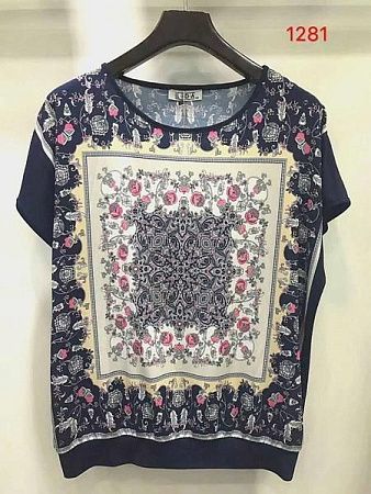 Футболка Lida 1281 navy - делук