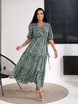 Платье Arina 1620 green - делук