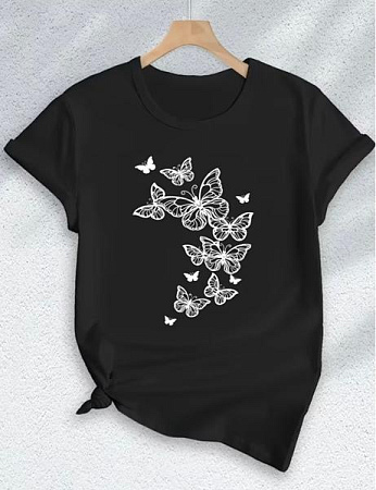 Футболка Alia AL42 black - делук