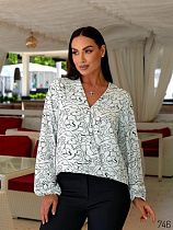 Блузка Loren 746 white - делук