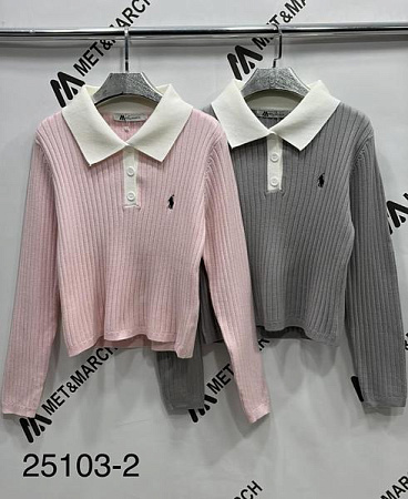 Свитер Met&March 25103-2 grey - делук