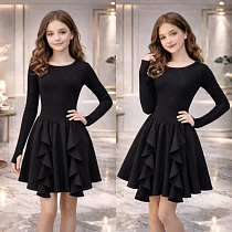 Платье Karolina KR536 black - делук