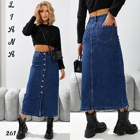 Юбка Liana Denim 261 blue - делук